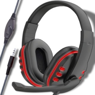 Słuchawki gamingowe z mikrofonem dla graczy LED