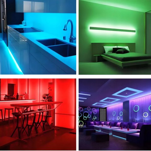Taśma LED SMD RGB kolorowa wodoodporna PILOT - 5 m