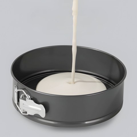 Zestaw tortownic blach okrągłych do ciasta tortów 24/26/28 cm - 3 szt.